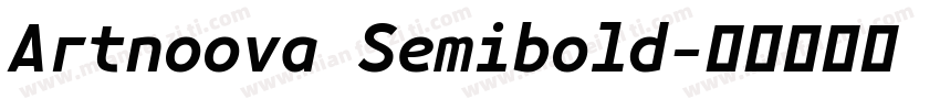Artnoova Semibold字体转换